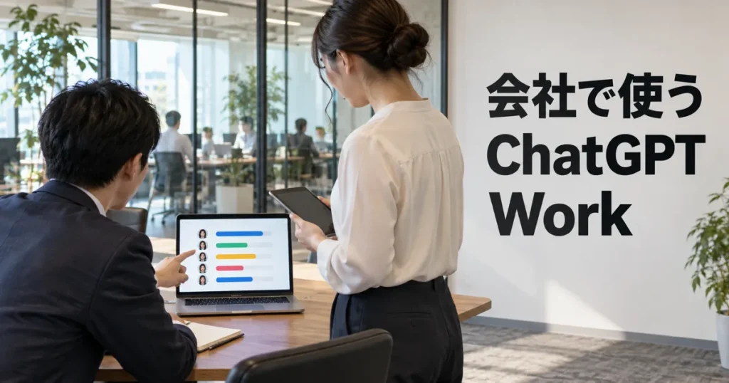 ChatGPT Workとは?Plusとの違いと導入事例2社の効果