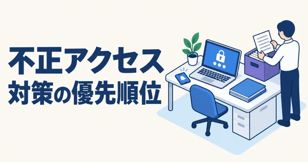 不正アクセス対策はどこから始める？IT担当のいない会社の優先順位